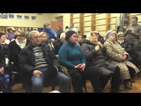 Встреча главы управы Тверского района с жителями
