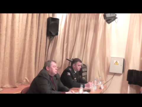 Встреча главы управы района Хамовники с жителями