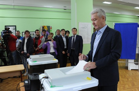Сергей Собянин проголосовал на выборах депутатов Мосгордумы