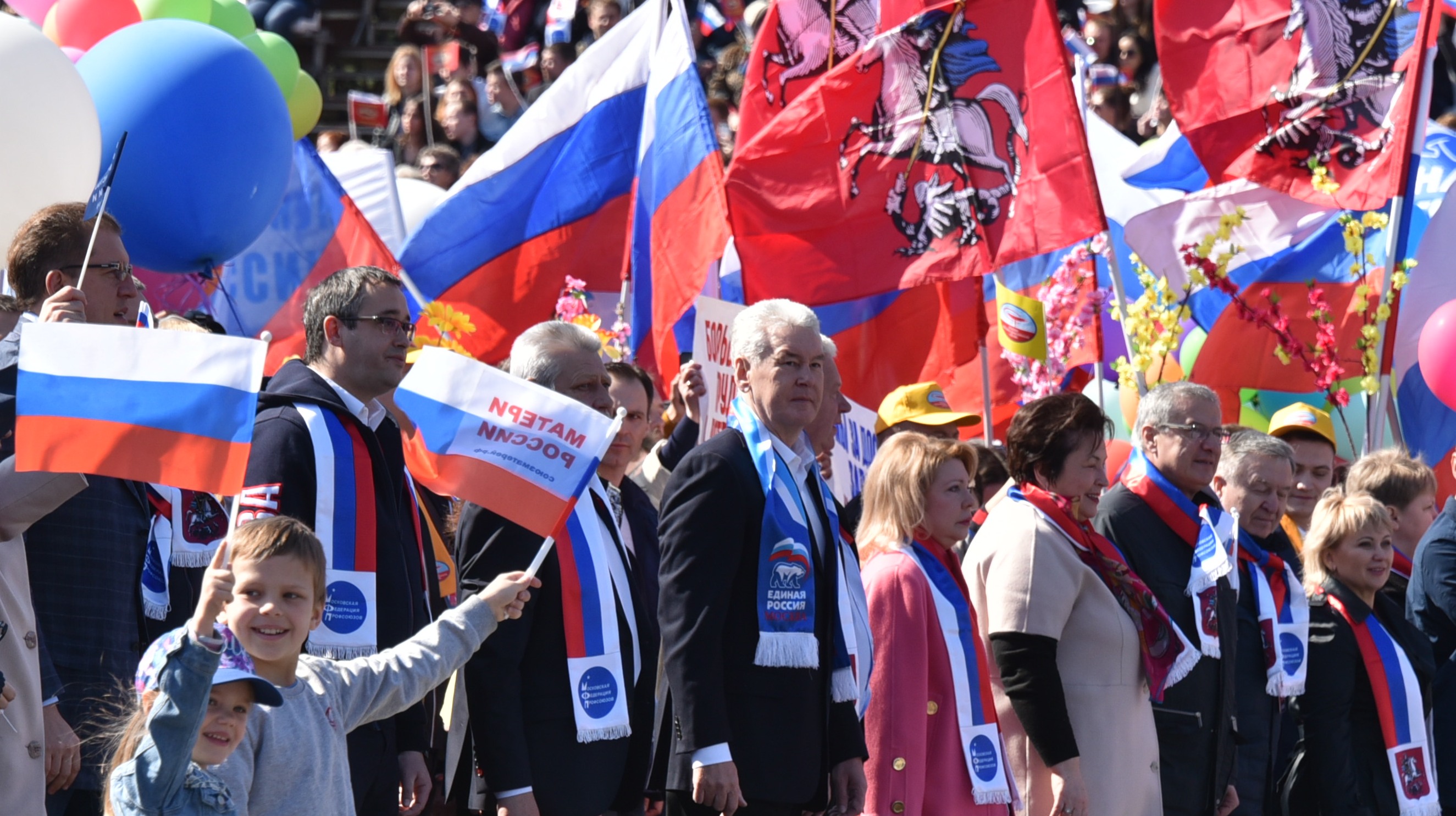Шествие 1 мая 2016 года - Красная площадь