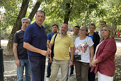 Префект Владимир Говердовсикй проверяет готовность объектов благоустройства