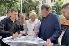 Префект Владимир Говердовский оценил прогресс благоустройства в трех районах округа