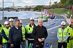 Сергей Собянин открыл Крутицкую и первый участок Симоновской набережной