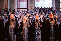 Великопостными службами занимаются студенты ПСТГУ